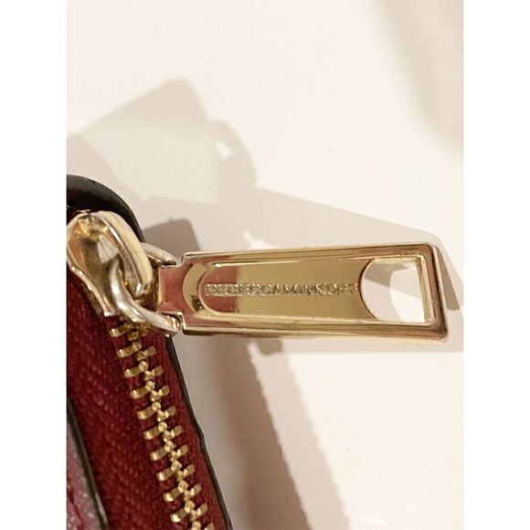 Rebecca Minkoff Continental Wallet Gold Rockstud Zip Around - Picture 8 of 9